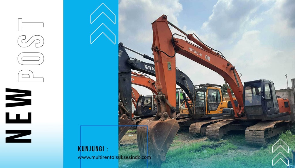 sewa excavator pc 200 bucket tangerang